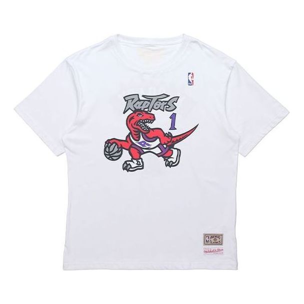 T-paita Mitchell & Ness Mitchell & Ness NBA Toronto Raptors Tracy McGrady Graphic T-Shirt Valkoinen | MNJY13S17-TMC