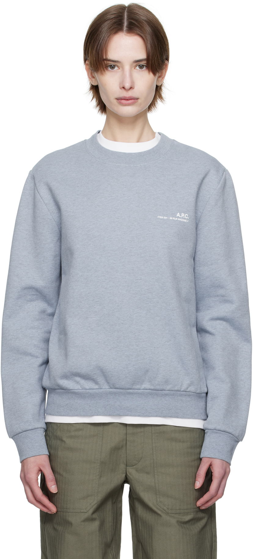 Huppari A.P.C. A.P.C. Standard Item Overdye Sweatshirt Sininen | COHBP-M27939