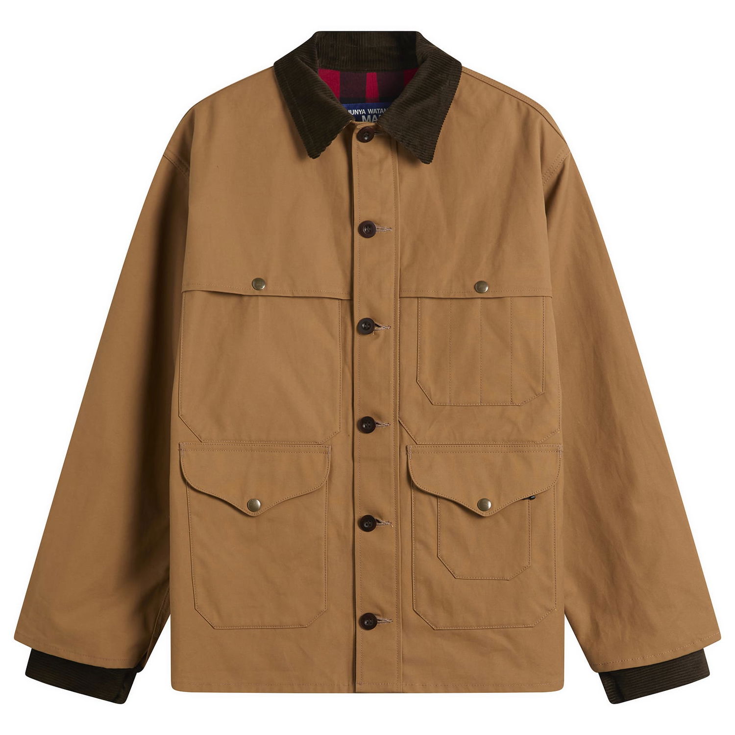 Takki Junya Watanabe Junya Watanabe MAN x Filson Flannel Check Jacket Ruskea | WP-J023-051-1, 0