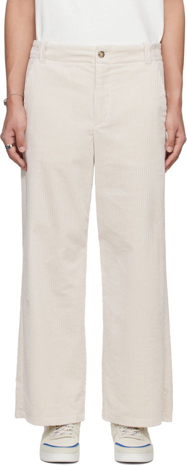 Housut A.P.C. A.P.C. River Corduroy Wide-Leg Pants Beige | COHDW-H08470, 0