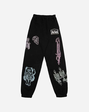 Verryttelyhousut Aries Cybin Sweatpant Musta | FTAR30004, 0