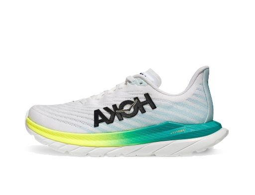 Juoksu Hoka One One Mach 5 White Blue Glass Valkoinen | 1127893-WBGL