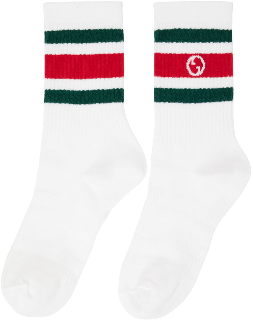Alusvaatteet ja sukat Gucci Round Interlocking G Valkoinen | 750705 4GADU, 1