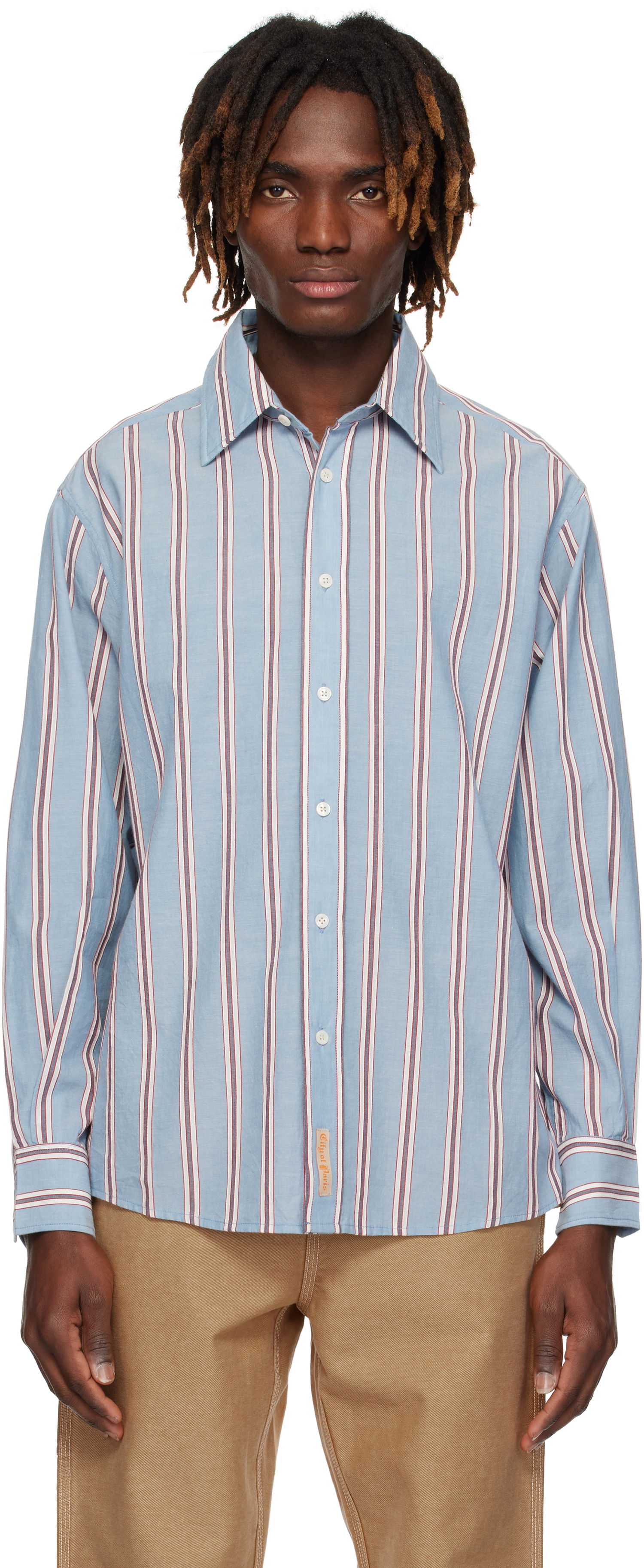 Paita Bode Bode Regatta Stripe Shirt Sininen | MRS25SH026, 0