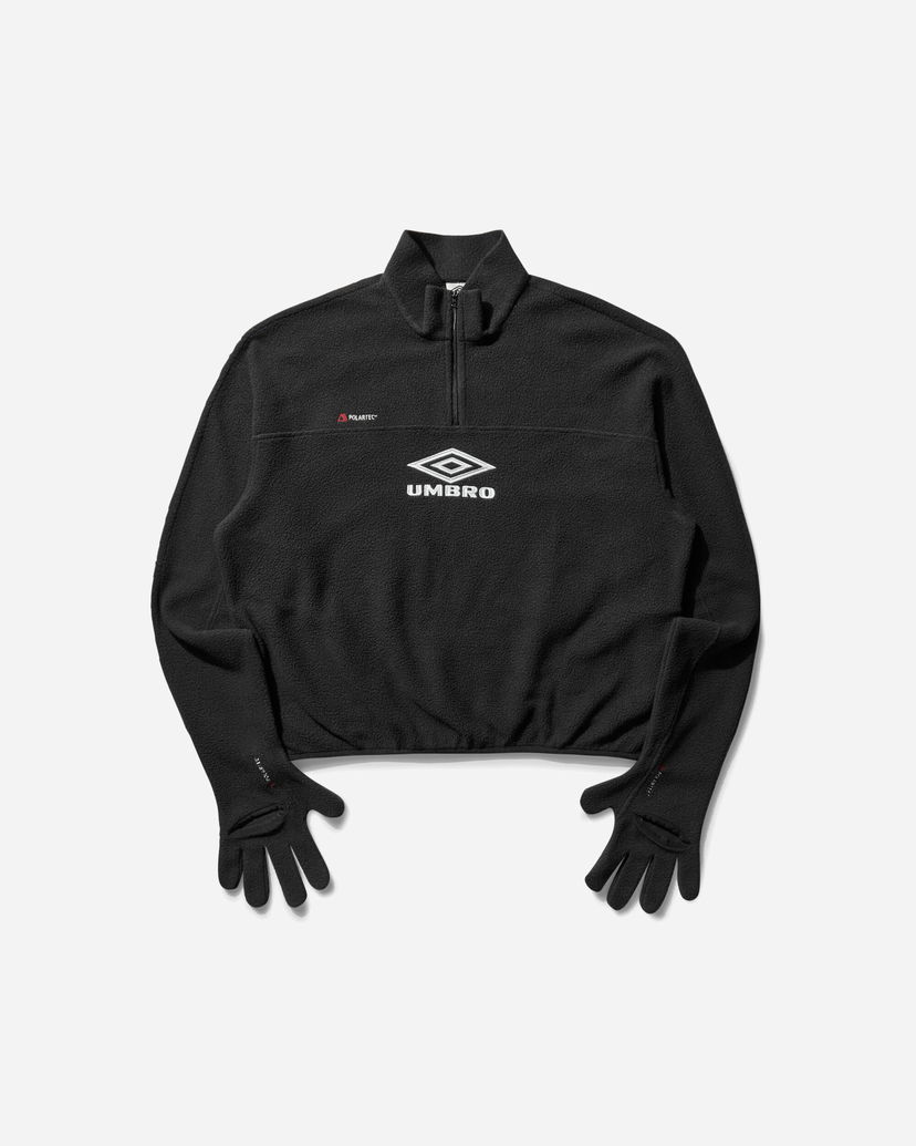 Huppari Umbro Fazi Gloved Polartec Fleece Musta | UBMW0350FA223 GRY0003