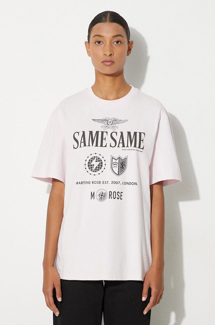 T-paita Martine Rose Classic Printed T-Shirt Valkoinen | 603JE01101F