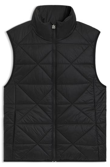 Liivi BOSS Triangle Quilted Padded Gilet Musta | 50544136