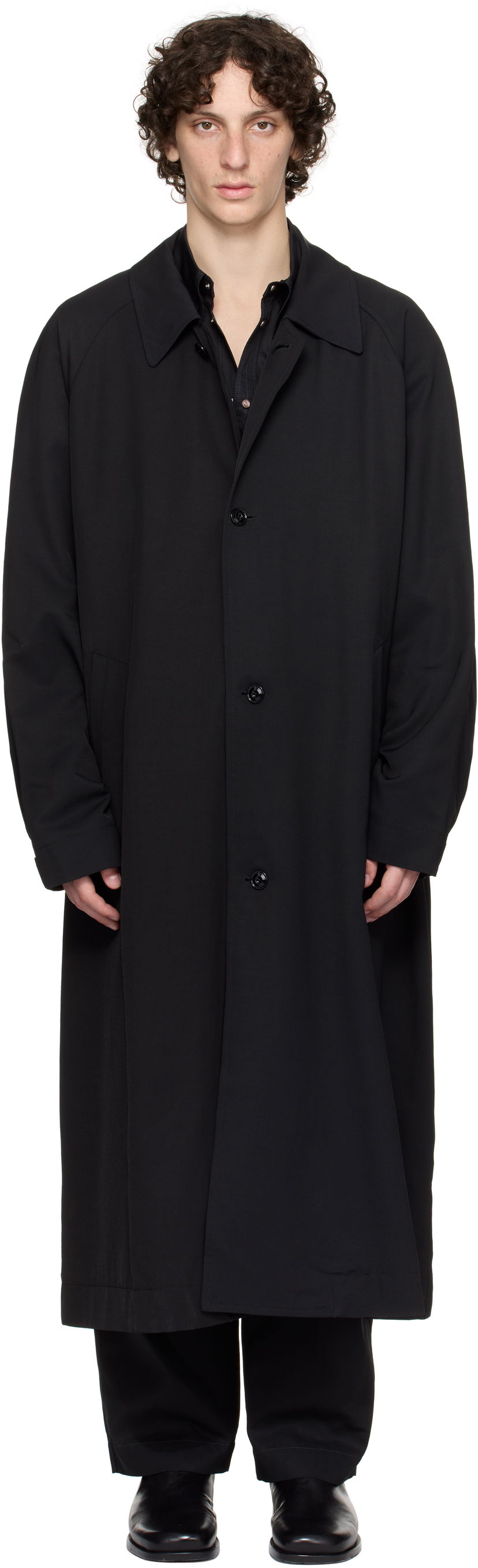 Takit LEMAIRE Lemaire Half Coat Musta | CO1097 LF1362