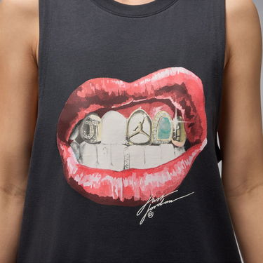 Tankkitoppi Jordan Flight Sleeveless Lips Graphic Tee Musta | HV0223-045, 3