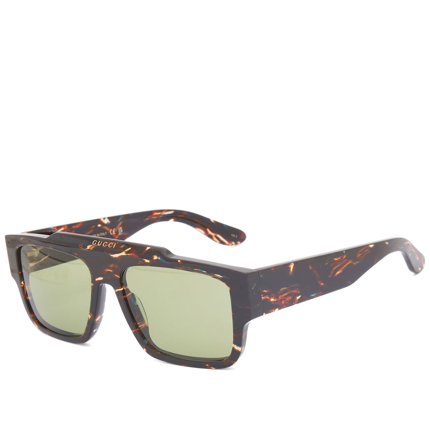 Aurinkolasit Gucci Eyewear GG1460S Sunglasses "Havana/Green" Ruskea | 30014460002, 0