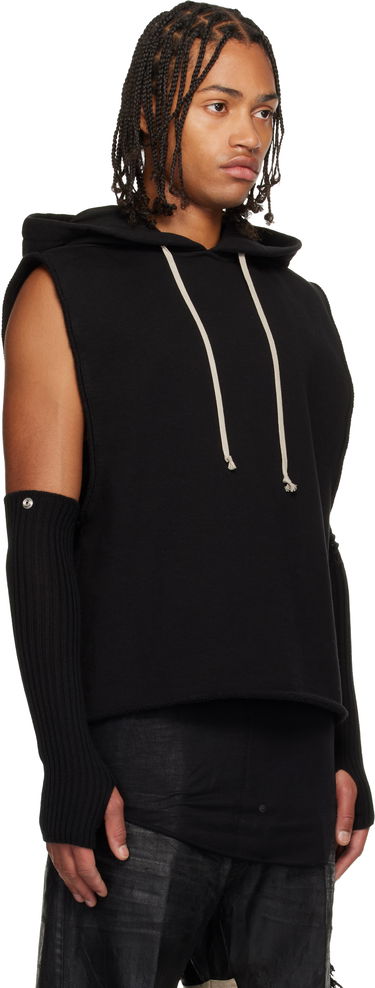 Huppari Rick Owens Rick Owens Concordians Sleeveless Tunic Hoodie Valkoinen | RR02E1503 JTCD, 4