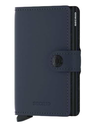 Lompakko Secrid Miniwallet "Matte Night Blue" Tummansininen | MM-Night-Blue