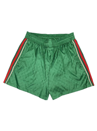 Uimapuvut Gucci GG Jacquard Nylon (Euro Exclusive) Swim Shorts Vihreä | 699084