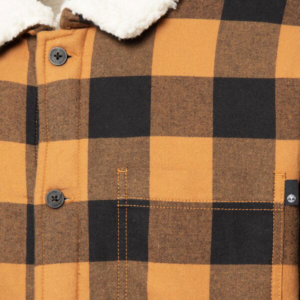 Takki Timberland Buffalo Plaid Sherpa Lined Oranssi | TB0A6FWNP501, 1