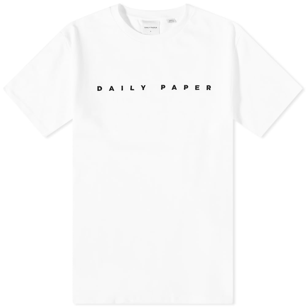 T-paita DAILY PAPER Alias Logo Tee Valkoinen | 2021183, 0