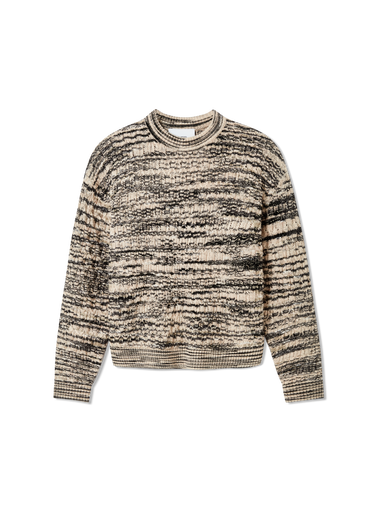 Villapaita AXEL ARIGATO Noah Textured Striped Knit Sweater Monivärinen | A3296001, 1
