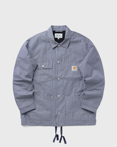 Takki Carhartt WIP Striped Coach Jacket Tummansininen | I034519-2RC.XX, 0