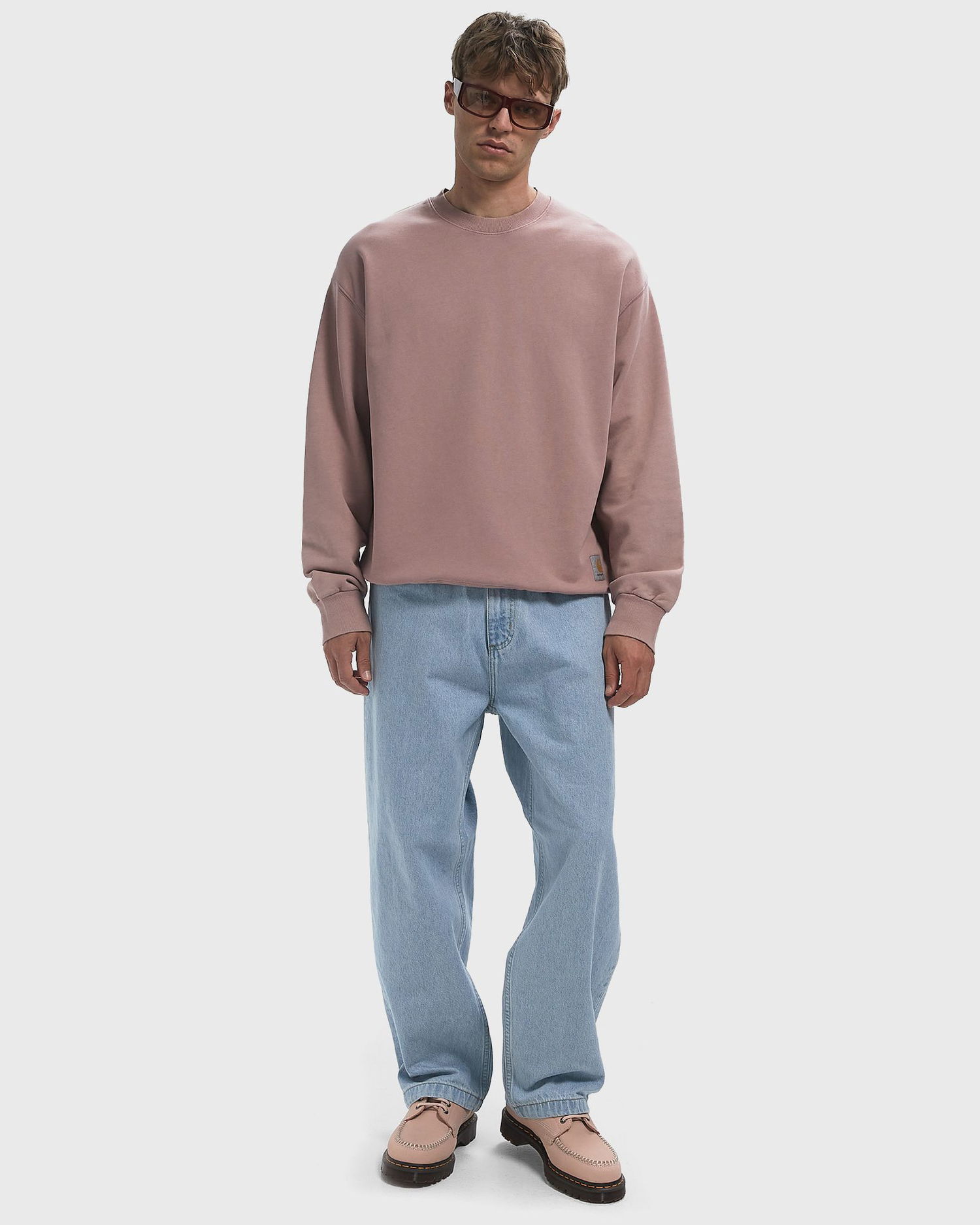Villapaita Carhartt WIP Carhartt WIP Chase Sweatshirt Vaaleanpunainen | I035186-1XF.5F, 1