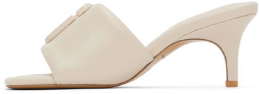Asusteet Marc Jacobs Marc Jacobs 'The Leather J Marc' Heeled Sandals Beige | 2S4FSA001F08, 2