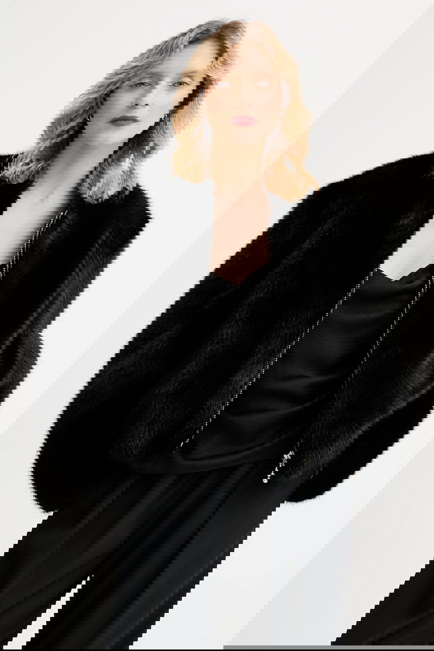 Takki STAND STUDIO Karly Faux Fur Winter Jacket Musta | 66411.9163, 0