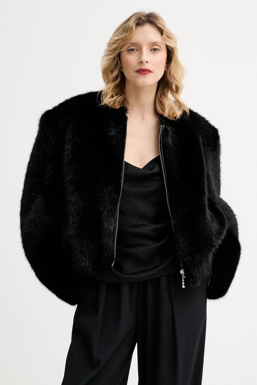 Takki STAND STUDIO Karly Faux Fur Winter Jacket Musta | 66411.9163