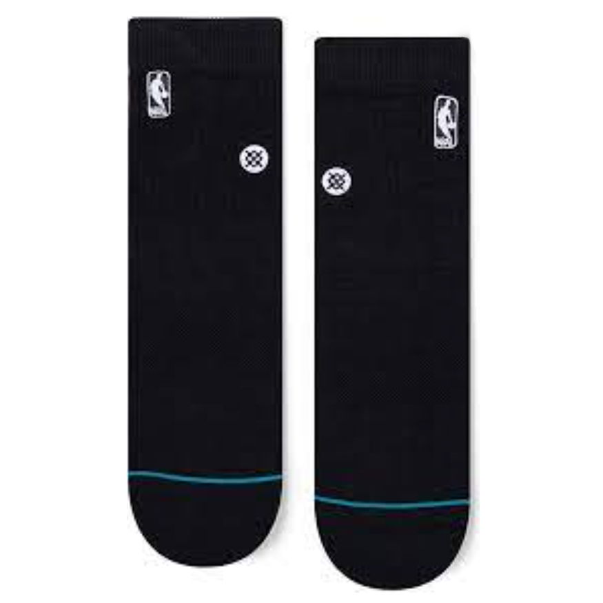 Sukat Stance Logoman ST QTR Socks Musta | A356A20LOG-BLK, 1