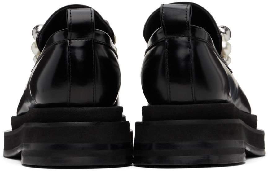 Vaatteet Simone Rocha Simone Rocha Bell Charm Heart Toe Platform Loafers Musta | LOF1B 0740, 1