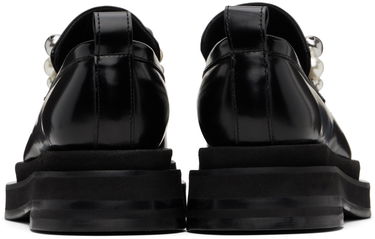 Vaatteet Simone Rocha Simone Rocha Bell Charm Heart Toe Platform Loafers Musta | LOF1B 0740, 1