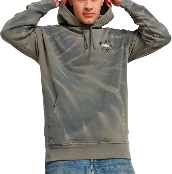 Huppari Puma Downtown RE Place Hoody Grau F80 Harmaa | 625431-80, 0