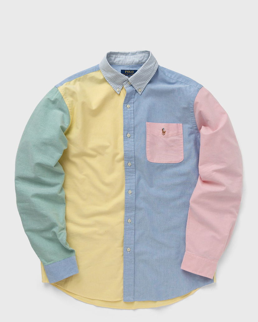 Paita Polo by Ralph Lauren Color-Block Long Sleeve Shirt Monivärinen | 710928919001
