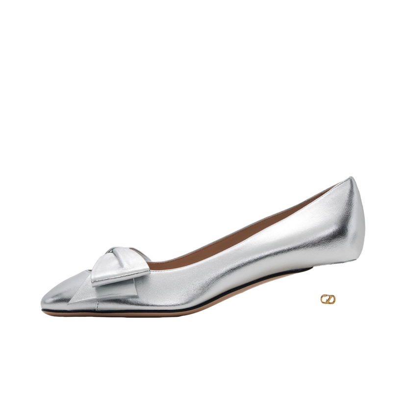 Tennarit ja kengät Valentino Valentino Garavani Bowow Kitten Heels Metallinen | 6W2S0LB5KDR