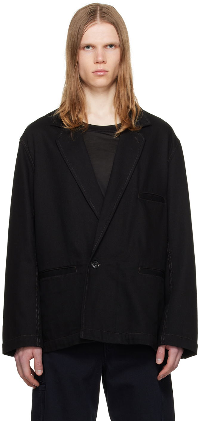 Takit LEMAIRE Double-Breasted Blazer Musta | JA1038 LD1004