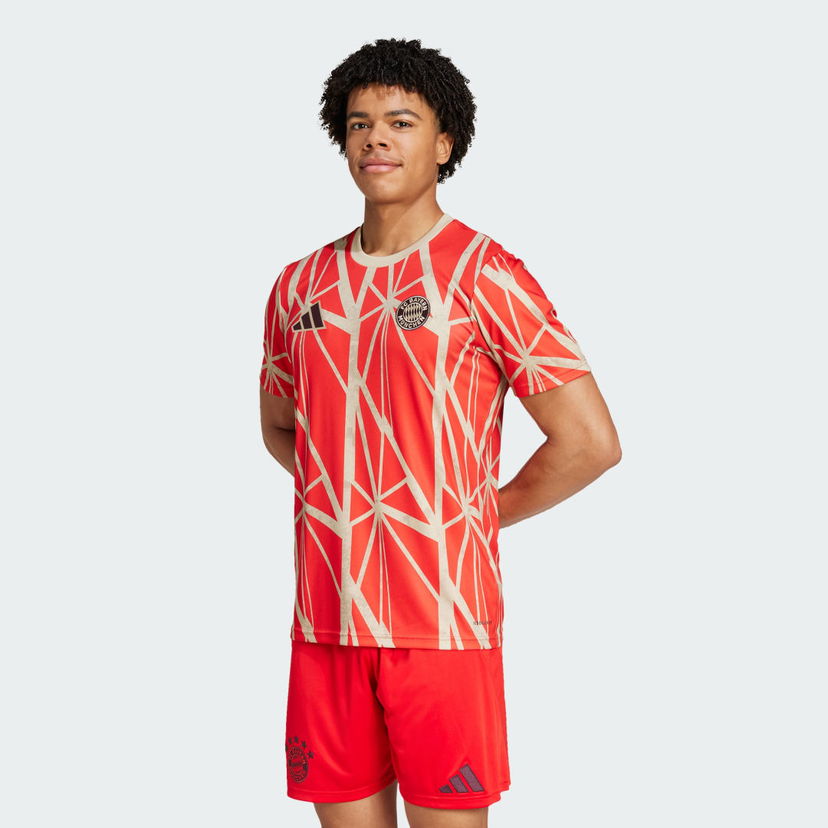 Jersey adidas Performance FC Bayern Prematch Jersey Punainen | JD8335