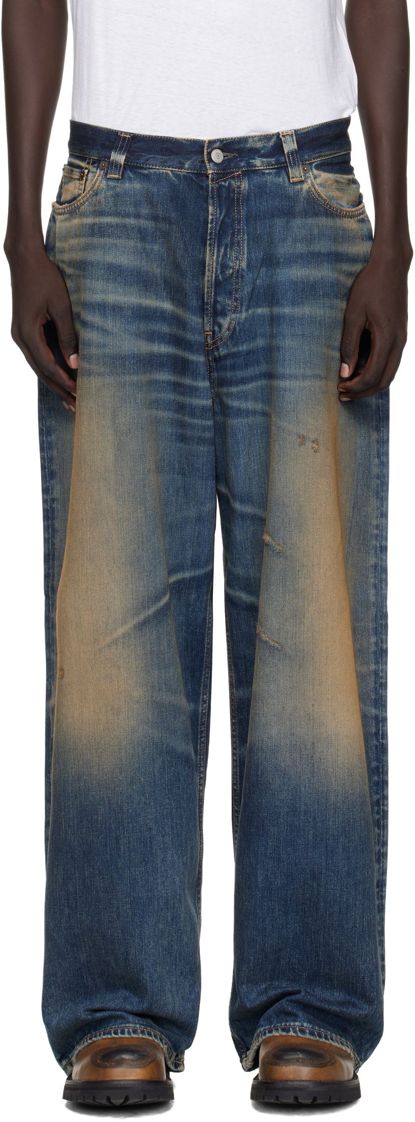 Jeans Acne Studios Acne Studios Loose Fit 2023 Jeans Sininen | C00094-
