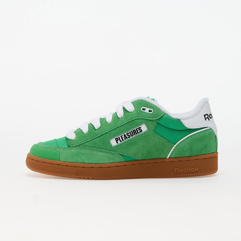 Tennarit ja kengät Reebok Pleasures x Club C LTD Spring Green/ White/ Gum Vihreä | RMIA054C99MAT0015055