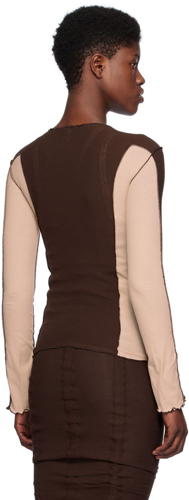 T-paita Baserange Exclusive Omato Long Sleeve T-Shirt Ruskea | TTML-RB-EXSP24, 2