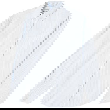 Paita Portuguese Flannel Belavista Stripe Button Down Oxford Shirt, Size Large Sininen | pf-blvstshrt-blst, 0