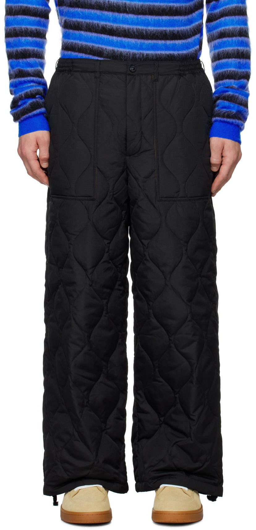 Cargo housut TAION Military Down Trousers Musta | TAION-139WDML-1