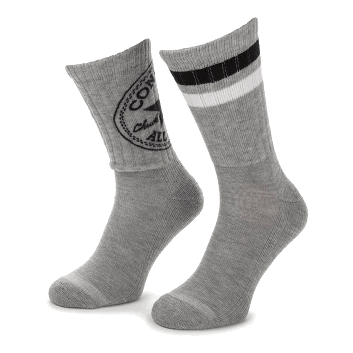 Sukat Converse Converse 2 Pack Socks Harmaa | E744H-2010, 0