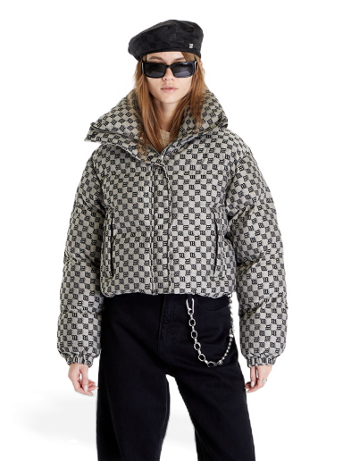 Puffer takki MISBHV Monogram Jacquard Canvas Puffer Harmaa | 3121W415