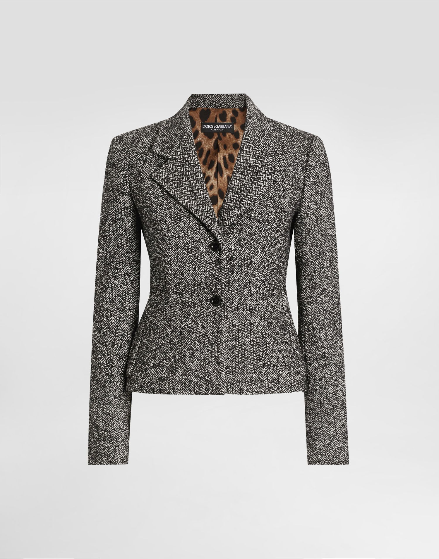 Takki Dolce & Gabbana Dolce & Gabbana Single-breasted Chevron Jacket Monivärinen | F27FPTFCZAES8030, 0