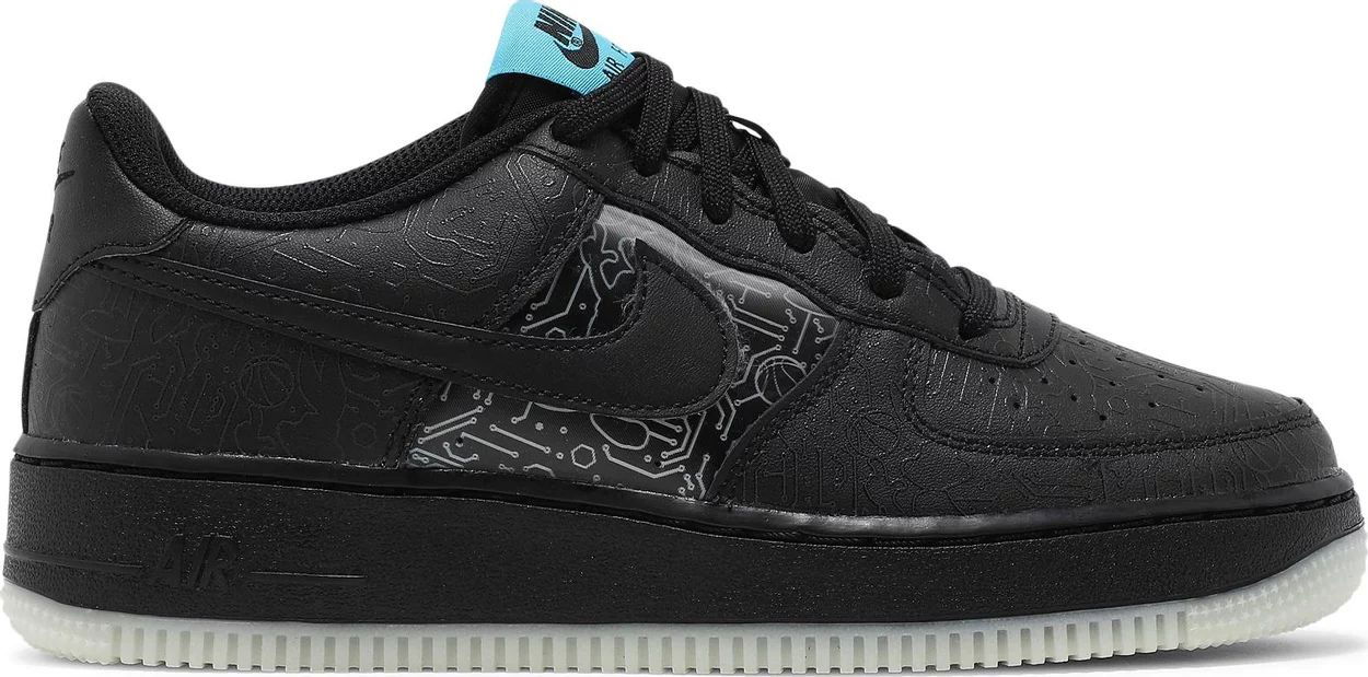 Tennarit ja kengät Nike Space Jam x Air Force 1 '06 "Computer Chip" GS Musta | DN1434-001, 0