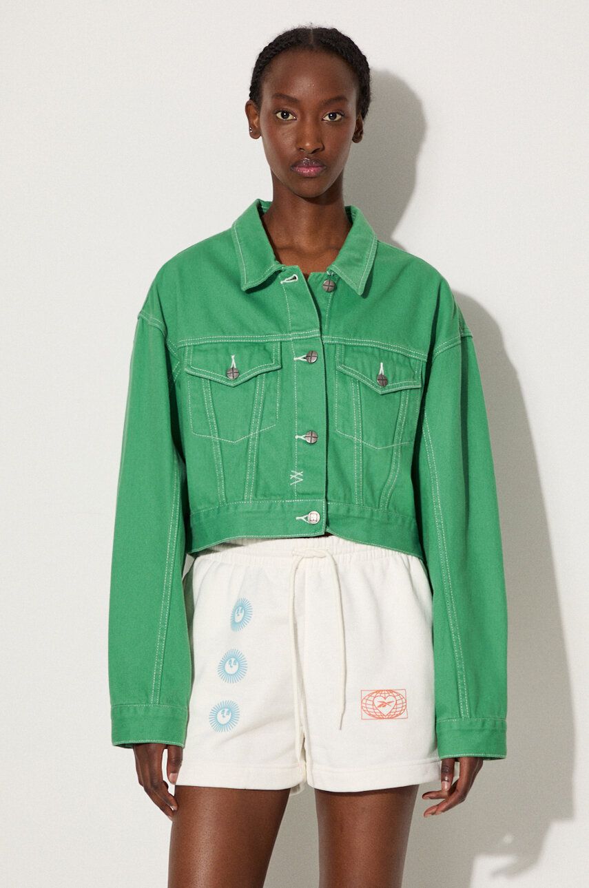 Takki Ksubi Cropped Oversize Jacket Vihreä | WPS23JK004, 0