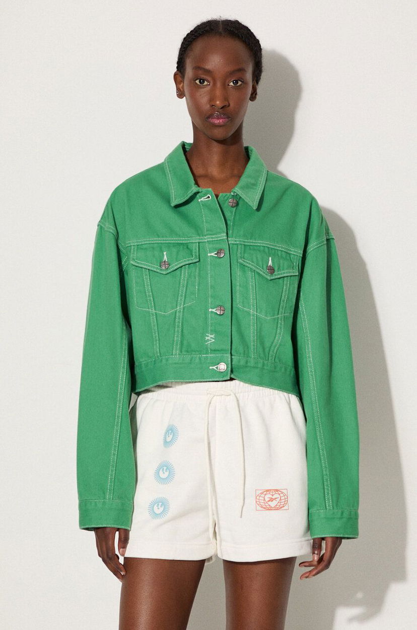 Takki Ksubi Cropped Oversize Jacket Vihreä | WPS23JK004