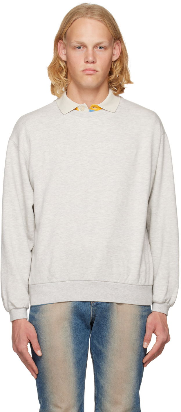 Huppari ERL Crewneck Sweatshirt Harmaa | ERL05T020