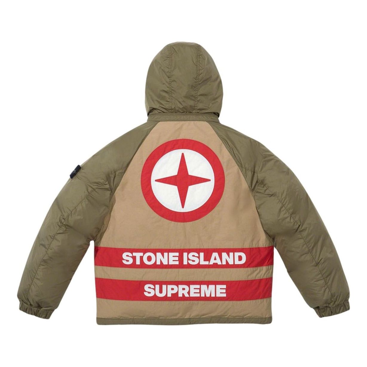 Puffer takki Supreme Reversible Down Puffer Jacket Vihreä | SUP-FW23-166, 0
