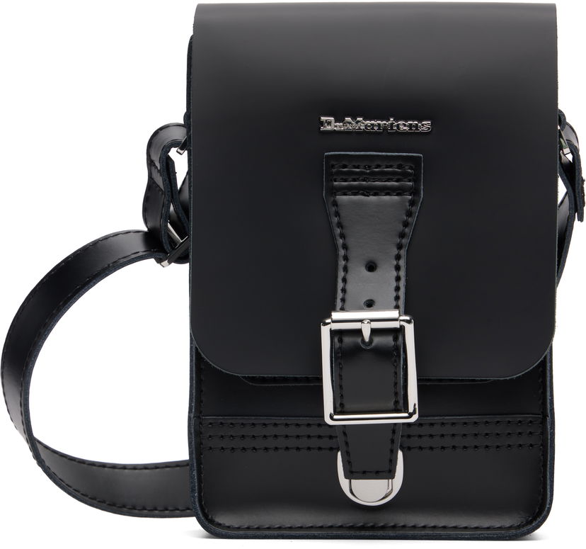 Olkalaukku Dr. Martens Leather Vertical Crossbody Bag Dr. Martens Musta | AD055001