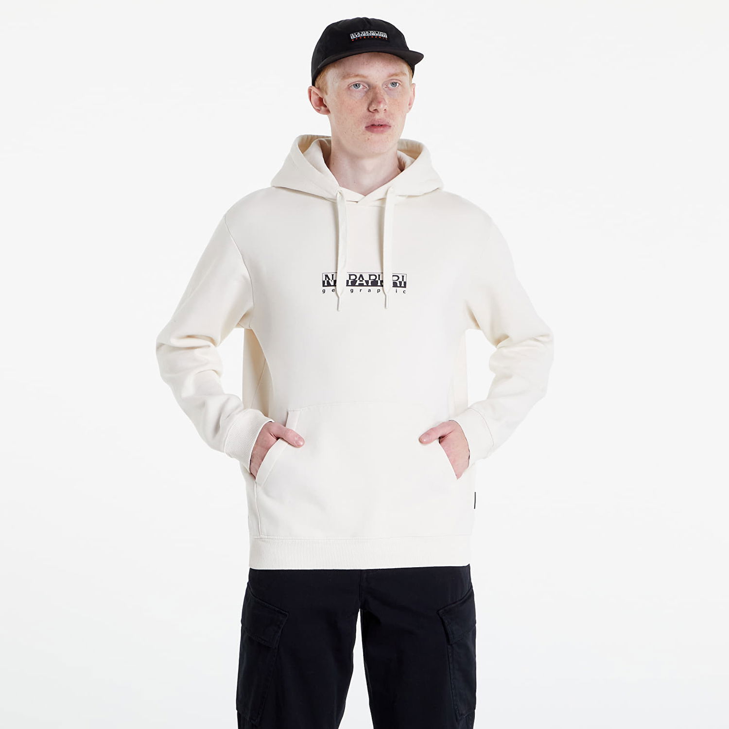 Huppari Napapijri B-Box H S 1 Beige | NP0A4GBEN1A1, 0