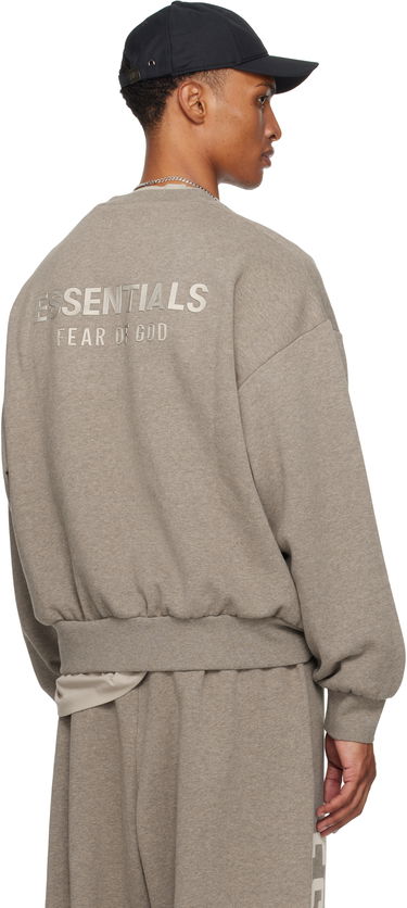 Huppari Fear of God Fear of God ESSENTIALS Classic Fit Fleece Crewneck Sweatshirt Harmaa | 192SP252043F, 2