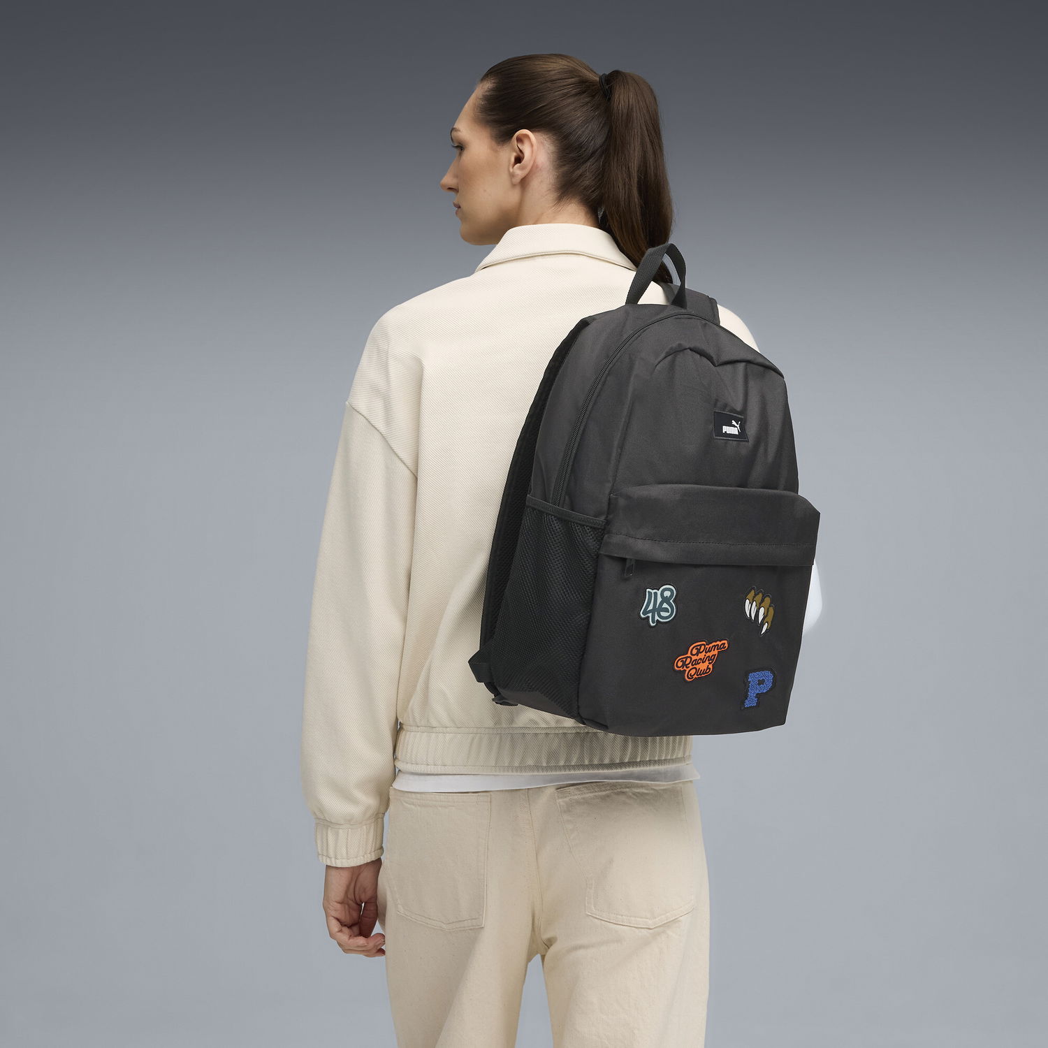 Reppu Puma Phase Patch Backpack Musta | 091730_01, 1